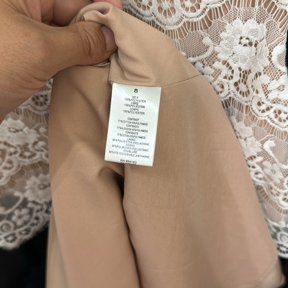 Jessica Simpson sz8 tiered lace pleated flowy dress - Picture 6 of 6